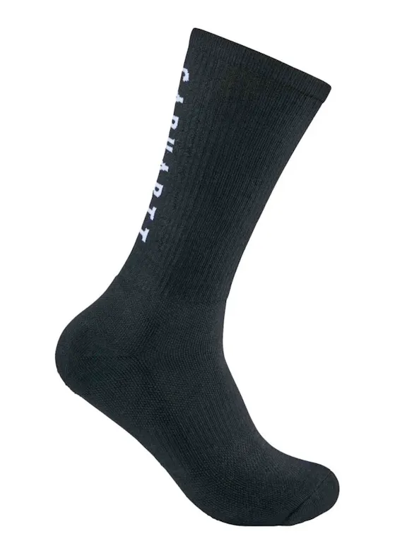 Carhartt Midweight Logo Crew Sock 3 Pack SC9913M