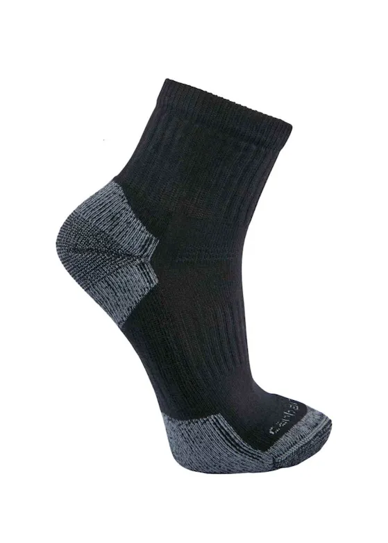 Carhartt Cotton Blend Quarter Sock 3 Pack SQ6103M