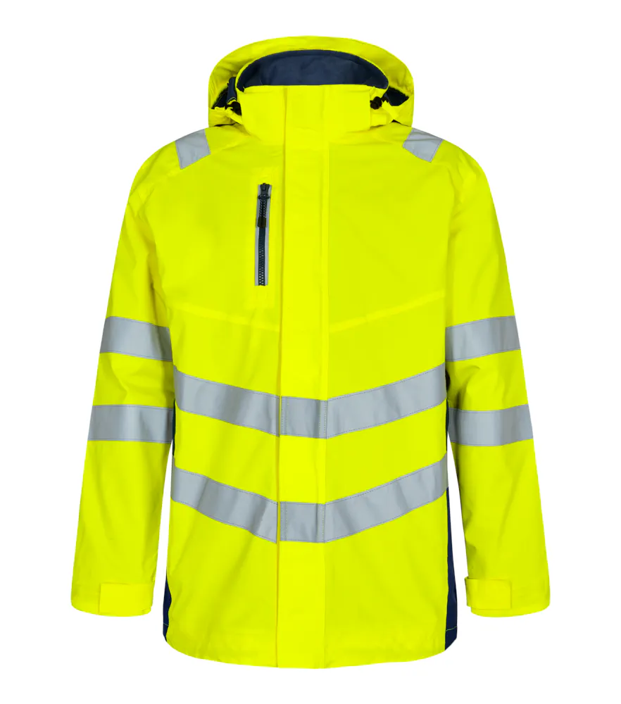 High Vis Geel/Marineblauw
