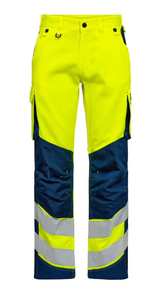 High Vis Geel/Marineblauw