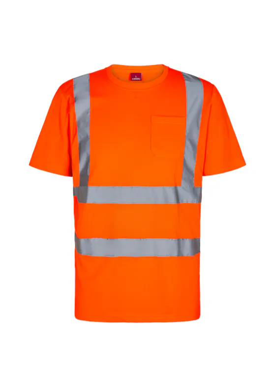 Engel Safety T-shirt W/Chest Pocket 9541-151 Reflecterend