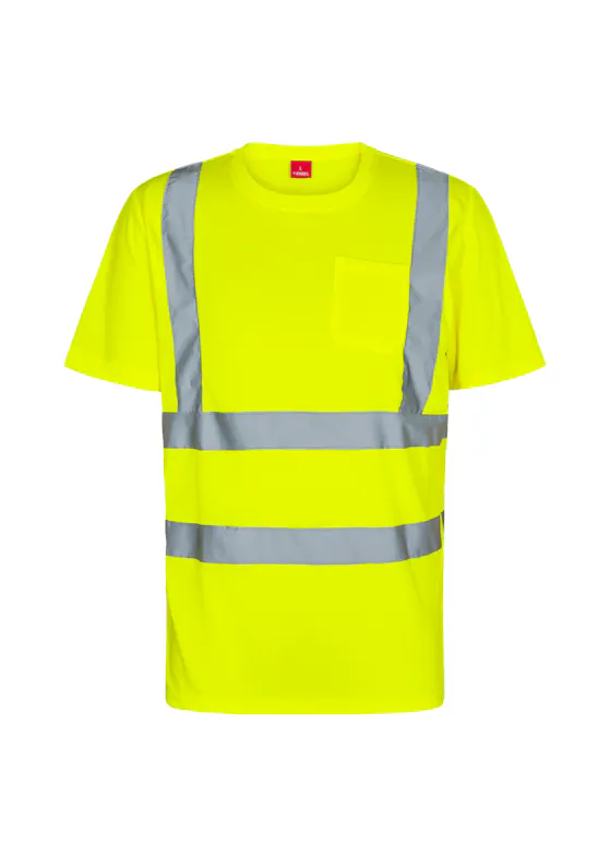 Engel Safety T-shirt W/Chest Pocket 9541-151 Reflecterend