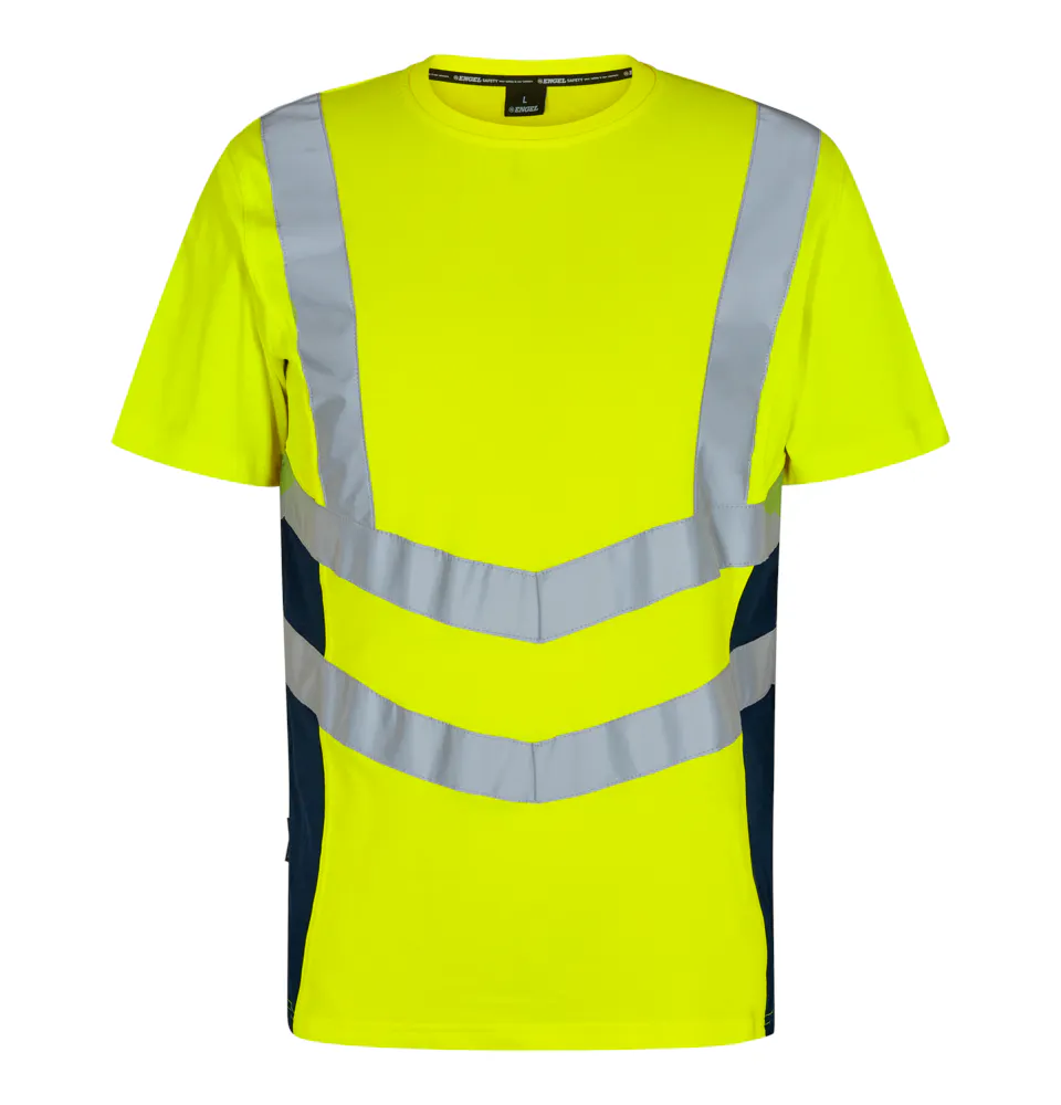 High Vis Geel/Marineblauw