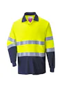 Portwest FR74YN Poloshirt FR Hi-Vis 2-Tone Regular Fit miniatuur
