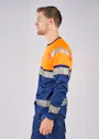 Fristads 129513 T-Shirt Met Lange Mouwen High Vis Klasse 1 7519 Thv UV-bescherming Stiby miniatuur