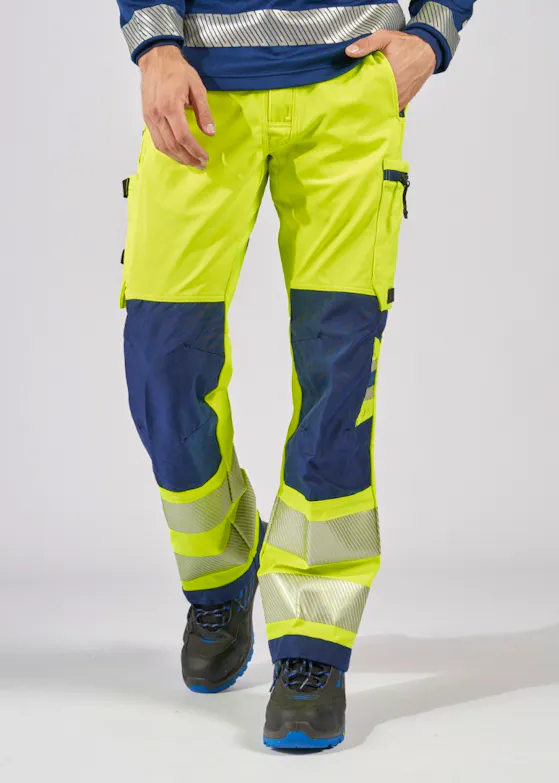 Fristads Stiby High Vis Green broek klasse 2 2645 GSTP