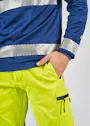 Fristads Stiby High Vis Green broek klasse 2 2645 GSTP miniatuur