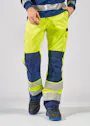 Fristads High Vis Green Broek Klasse 2 2651 GPLU miniatuur