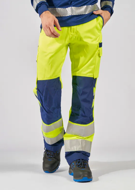 Fristads High Vis Green Broek Klasse 2 2651 GPLU