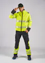 Fristads Stiby High Vis Green stretch jack klasse 3 4647 GSTP miniatuur