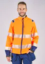 Fristads Stiby High Vis Green stretch jack klasse 3 4647 GSTP miniatuur