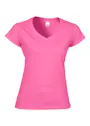Gildan SoftStyle GIL64V00L V-Neck T-shirt Body Fit Dames miniatuur