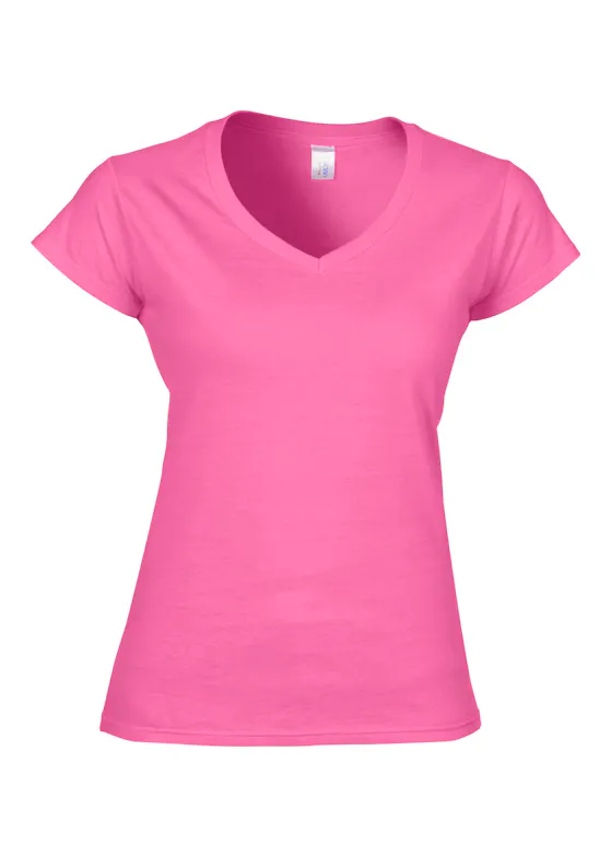 Gildan SoftStyle GIL64V00L V-Neck T-shirt Body Fit Dames