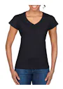 Gildan SoftStyle GIL64V00L V-Neck T-shirt Body Fit Dames miniatuur
