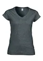 Gildan SoftStyle GIL64V00L V-Neck T-shirt Body Fit Dames miniatuur