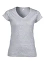 Gildan SoftStyle GIL64V00L V-Neck T-shirt Body Fit Dames miniatuur
