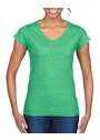 Gildan SoftStyle GIL64V00L V-Neck T-shirt Body Fit Dames miniatuur