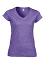 Gildan SoftStyle GIL64V00L V-Neck T-shirt Body Fit Dames miniatuur