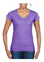Gildan SoftStyle GIL64V00L V-Neck T-shirt Body Fit Dames miniatuur