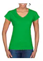Gildan SoftStyle GIL64V00L V-Neck T-shirt Body Fit Dames miniatuur