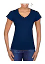 Gildan SoftStyle GIL64V00L V-Neck T-shirt Body Fit Dames miniatuur