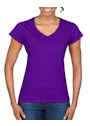 Gildan SoftStyle GIL64V00L V-Neck T-shirt Body Fit Dames miniatuur