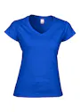 Gildan SoftStyle GIL64V00L V-Neck T-shirt Body Fit Dames miniatuur
