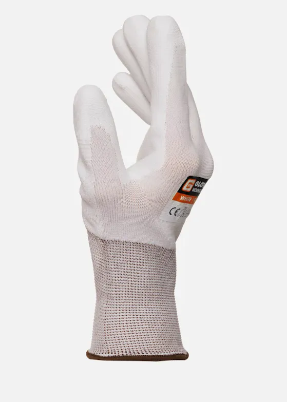 Glove On White Touch  PU Gecoate Werkhandschoen