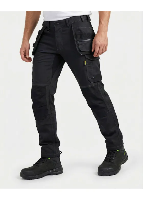 Blaklader 1750 Denim Stretch Werkbroek Met Gereedschapszakken