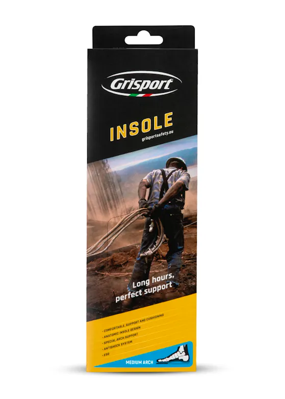 Grisport Inlegzolen Midden Zwart maat 43