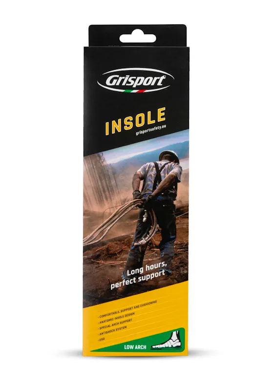 Grisport Inlegzolen Laag Zwart maat 43
