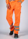Hydrowear Auxerre hoge zichtbaarheids werkbroek miniatuur