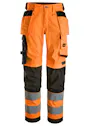 Snickers High-Vis Stretchbroek met Holsterzakken Dames Klasse 2 - 6743 miniatuur