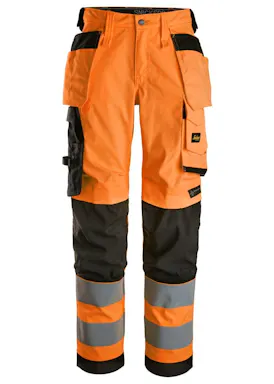 Snickers High-Vis Stretchbroek met Holsterzakken Dames Klasse 2 - 6743
