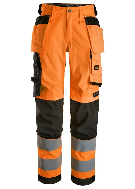 Snickers High-Vis Stretchbroek met Holsterzakken Dames Klasse 2 - 6743