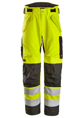Snickers High-Vis Klasse 2 Waterproof 375® 2-Laags Licht Gewatteerde Werkbroek 6630