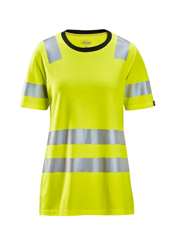 Snickers 2537 T-Shirt Dames High-Vis Klasse 2