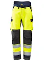 Snickers ProtecWork High-Vis Isolerende Werkbroek Klasse 2 - 6663 miniatuur