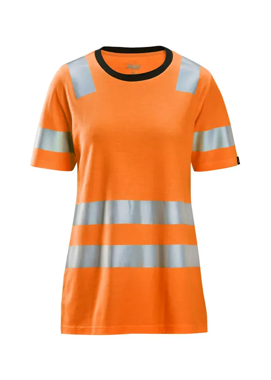 Snickers 2537 T-Shirt Dames High-Vis Klasse 2
