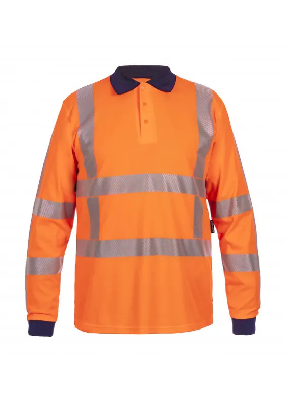 Hydrowear Trinidad 040427 Poloshirt LS UV-bescherming Trafficline