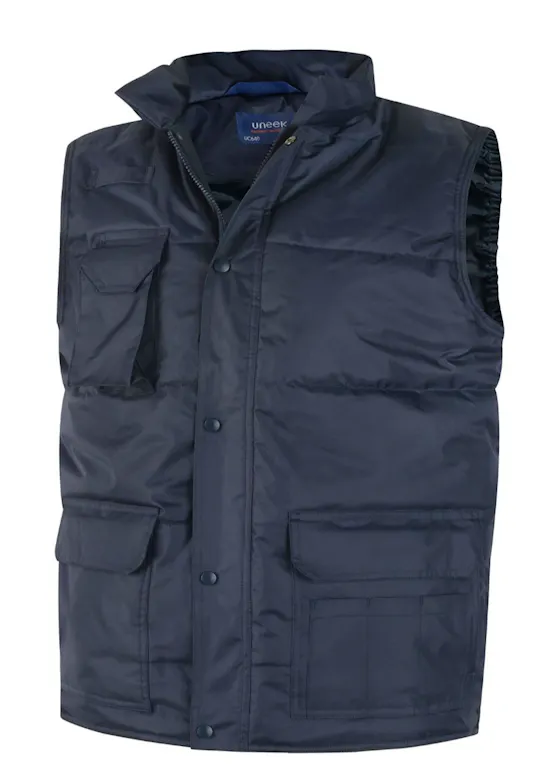 Uneek UC640 Super Pro Body Warmer Waterafstotend
