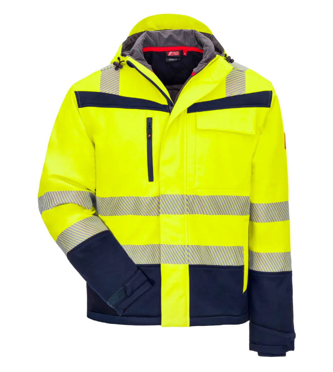 High Vis Geel/Marineblauw