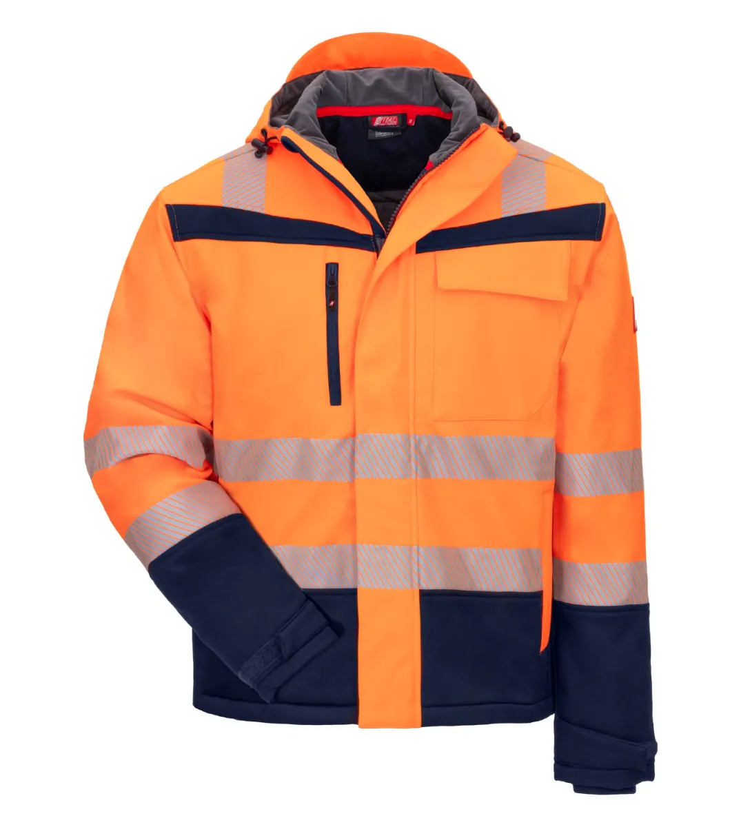 High Vis Oranje/Marineblauw