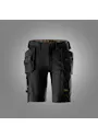 Snickers Werkshorts met Holsterzakken 6118 Stretch Slim Fit AllroundWork miniatuur