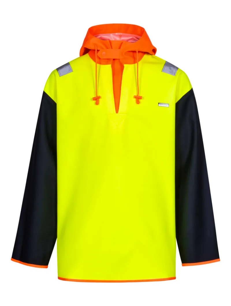 High Vis Geel/Marineblauw