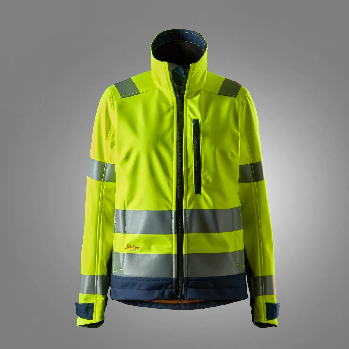 High Vis Geel/Marineblauw