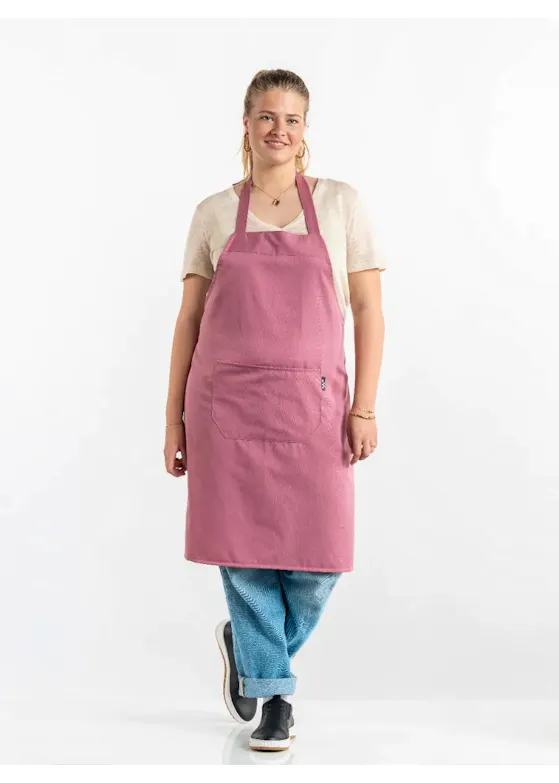 Chaud Devant Bib Apron Berry 588