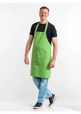 Chaud Devant Bib Apron Matcha 589