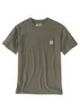 Carhartt 103296 T-Shirt Heavyweight S/S K87 Pocket Relaxed Fit miniatuur