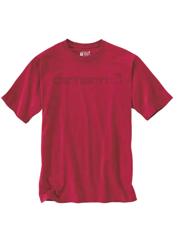 Carhartt 103361 T-Shirt Logo Graphic Heavyweight Short-Sleeve Relaxed Fit